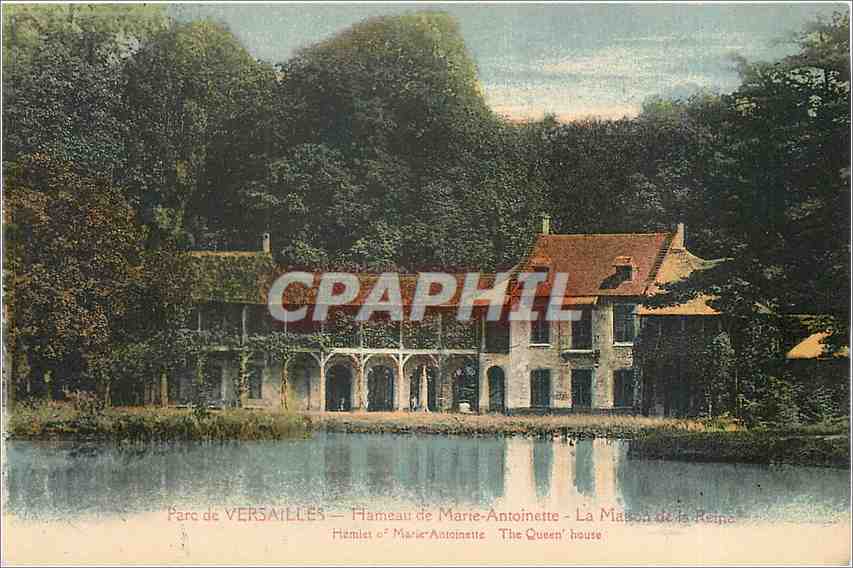 CPA Parc de Versailles Hameaur de Marie Antoinette La Miason de la Reine 