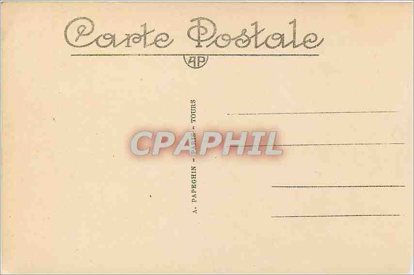 CPA Parc de Versailles Hameaur de Marie Antoinette La Miason de la Reine  — Rückseite