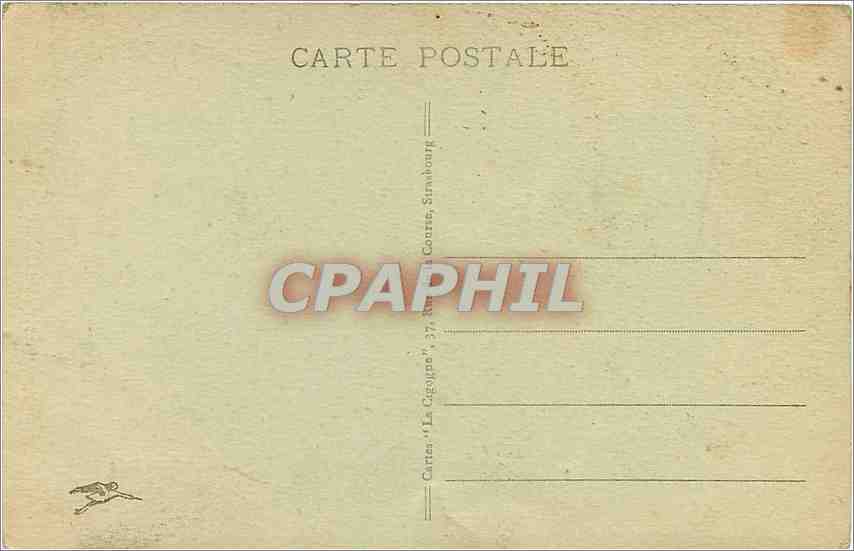 CPA Souvenir de Belfort Lion — Verso