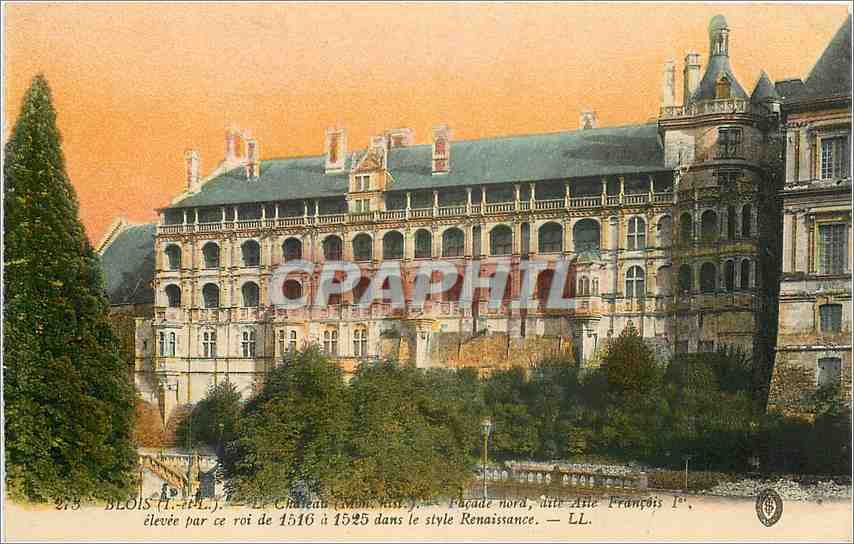 CPA Blois L et L Le Chateau Facade nord 