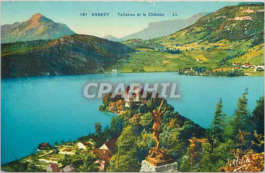 CPA Annecy Talloires et le Chateau 
