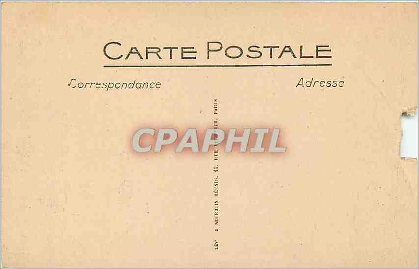 CPA Expositition Nationale Coloniale de Marseille Entree de la Section Indo Chinoise  — Rückseite