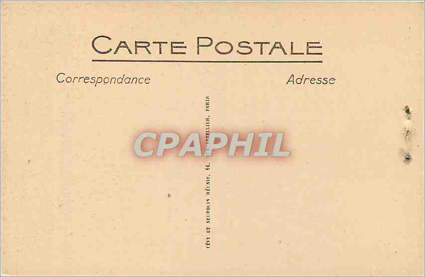 CPA Expositition Nationale Coloniale de Marseille Palais de L'Afrique Occidentale  — Verso