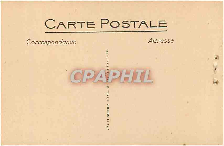 CPA Expositition Nationale Coloniale de Marseille Le Palais de Madagascar  — Verso