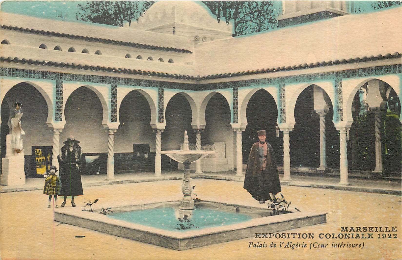 CPA Marseille Expositition Nationale Coloniale 1922 Palais de l'Aigerie 