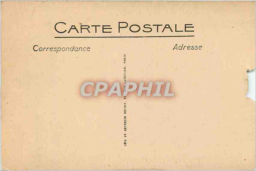 CPA Expositition Nationale Coloniale de Marseille Le Grand Palais  — Rückseite