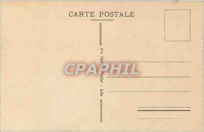 CPA Valenciennes Vue du Jardin Le Lac  — Back