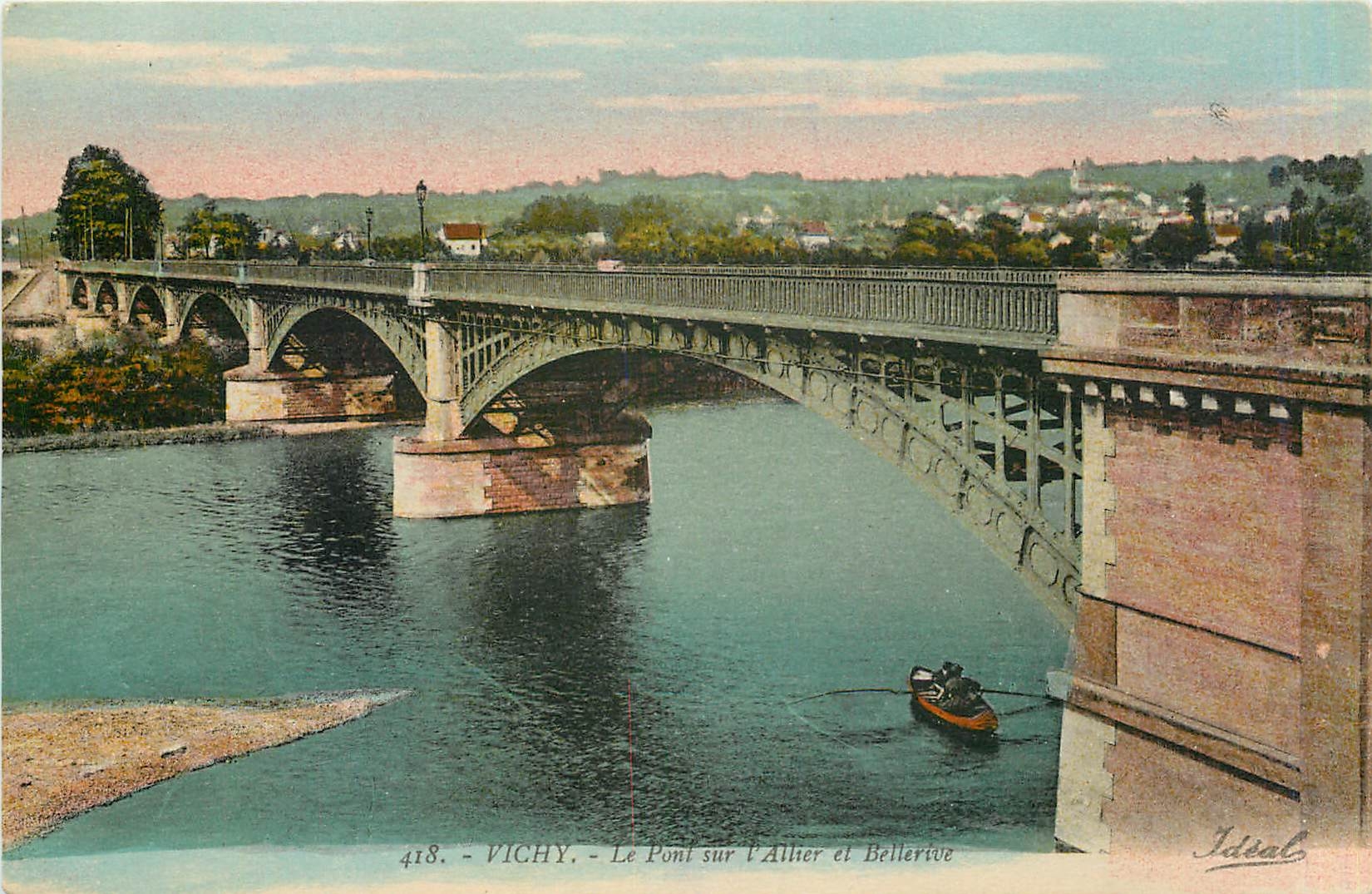 CPA Vichy Le Pont sur l'Allier et Bellerive 