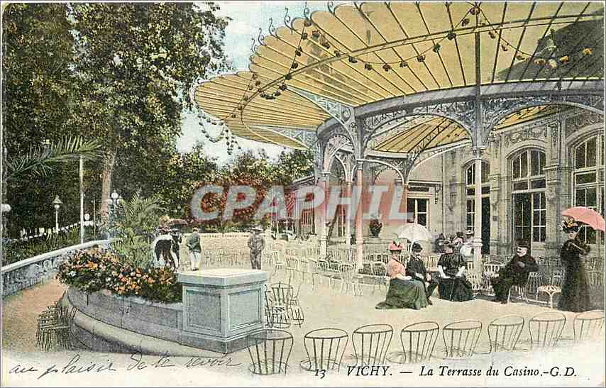 CPA Vichy La Terrasse du Casino 