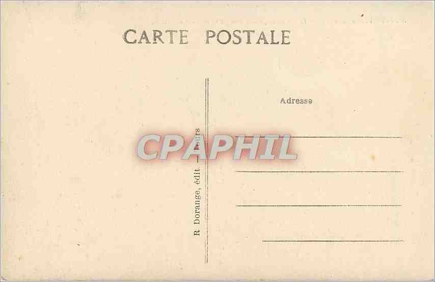 CPA Montresor I et L Le Chateau mon hist  — Rückseite
