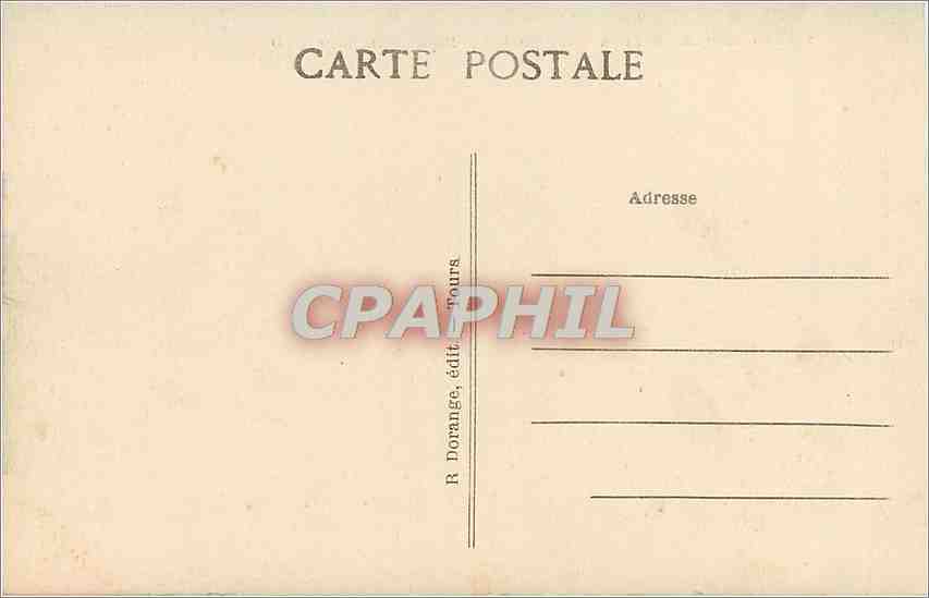 CPA Blois L et Ch Le Chateau Mon hist Facade Francois  — Verso