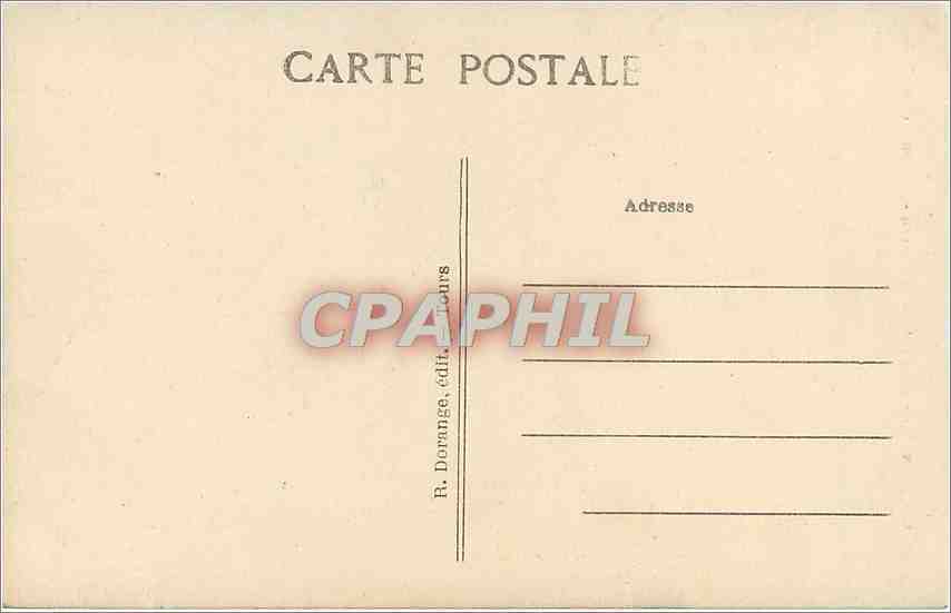 CPA Langeais I et L Entree du Chateau Le Pont Levis  — Verso