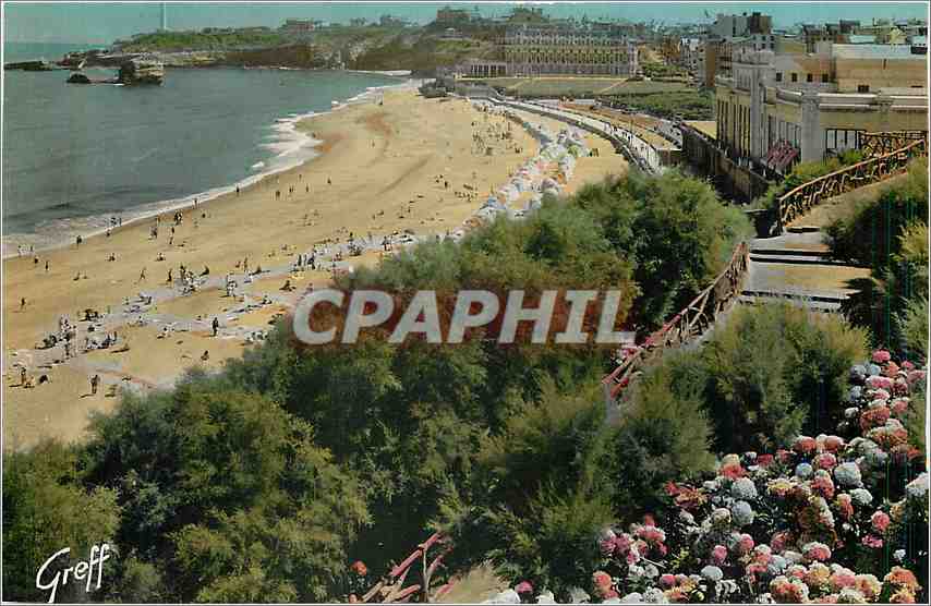 CPA Biarritz Bses Pyr La grande plage 