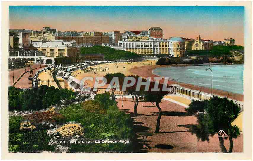 CPA Biarritz La Grande Plage 
