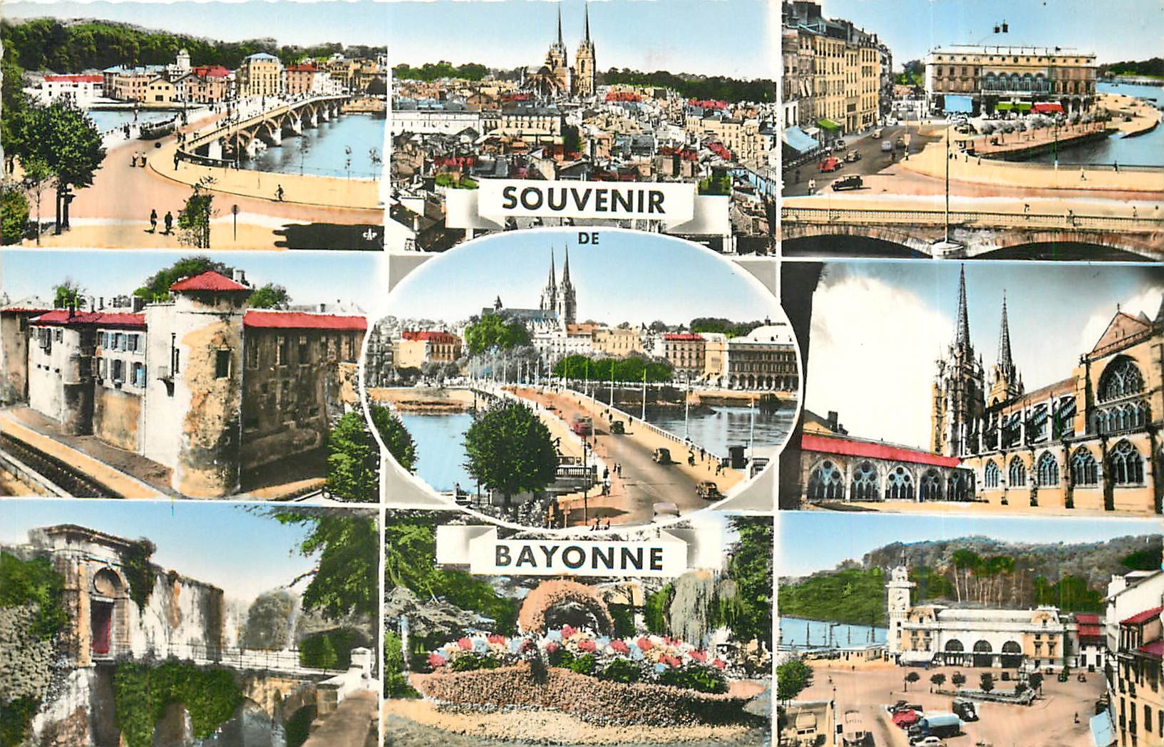 CPA Souvenir de Bayonne 