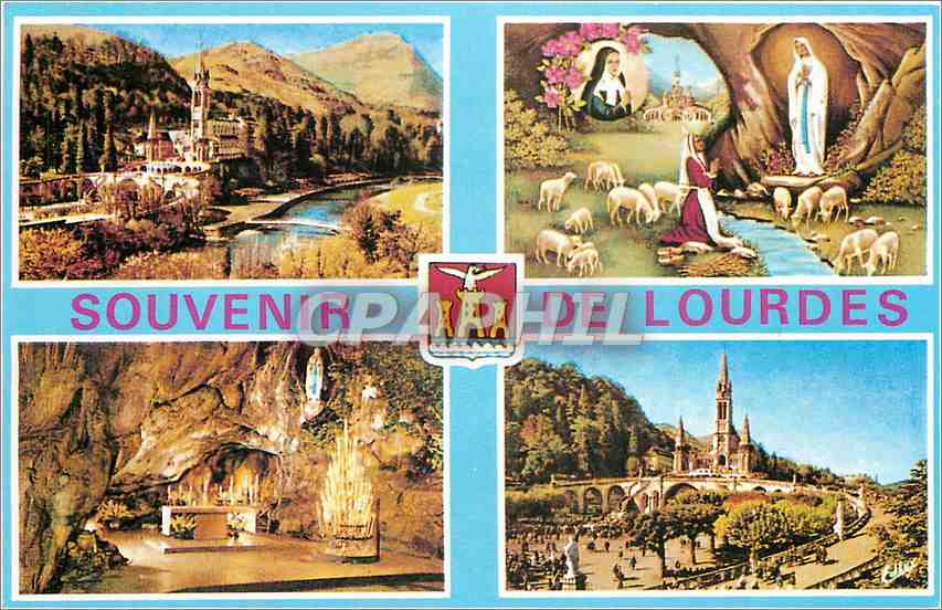 CPA Souvenir de Lourdes 