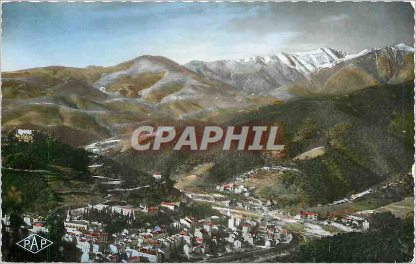 CPA Amelie les Bains Vue generale et le Canigou 