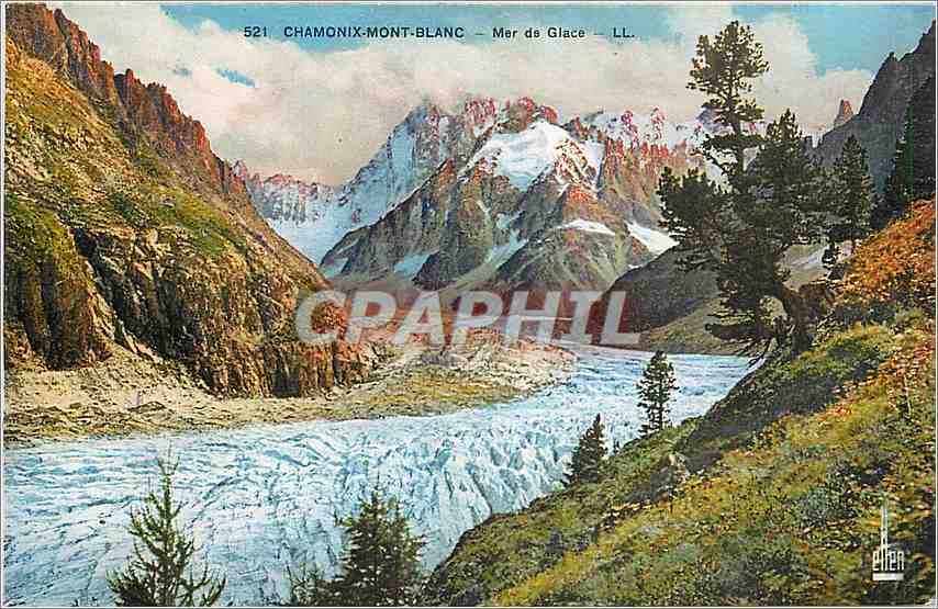CPA Chamonix Mont Blanc Mer de Glace 