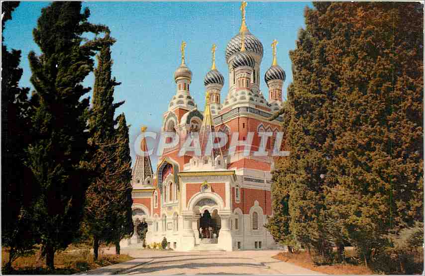 CPA Nice L'Eglise Russe Russie Russia