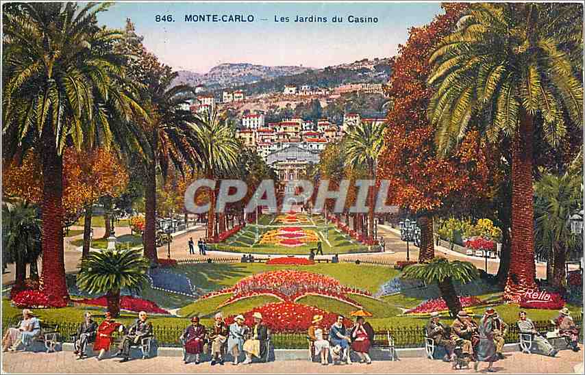 CPA Monte Carlo Les Jardins du Casino 