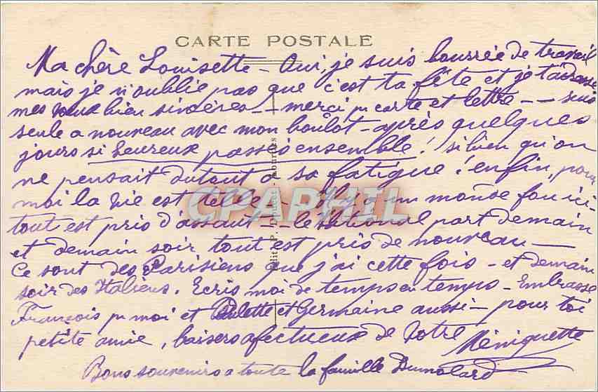 CPA Lourdes La Basilique et la Chaine des Pyrenees  — Rückseite