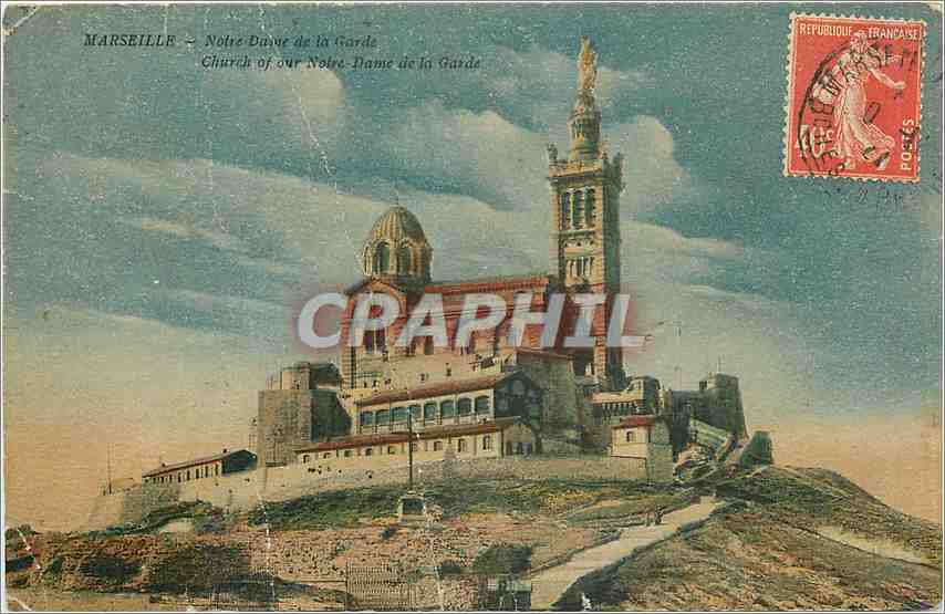CPA Marseille Notre Dame de la Garde 