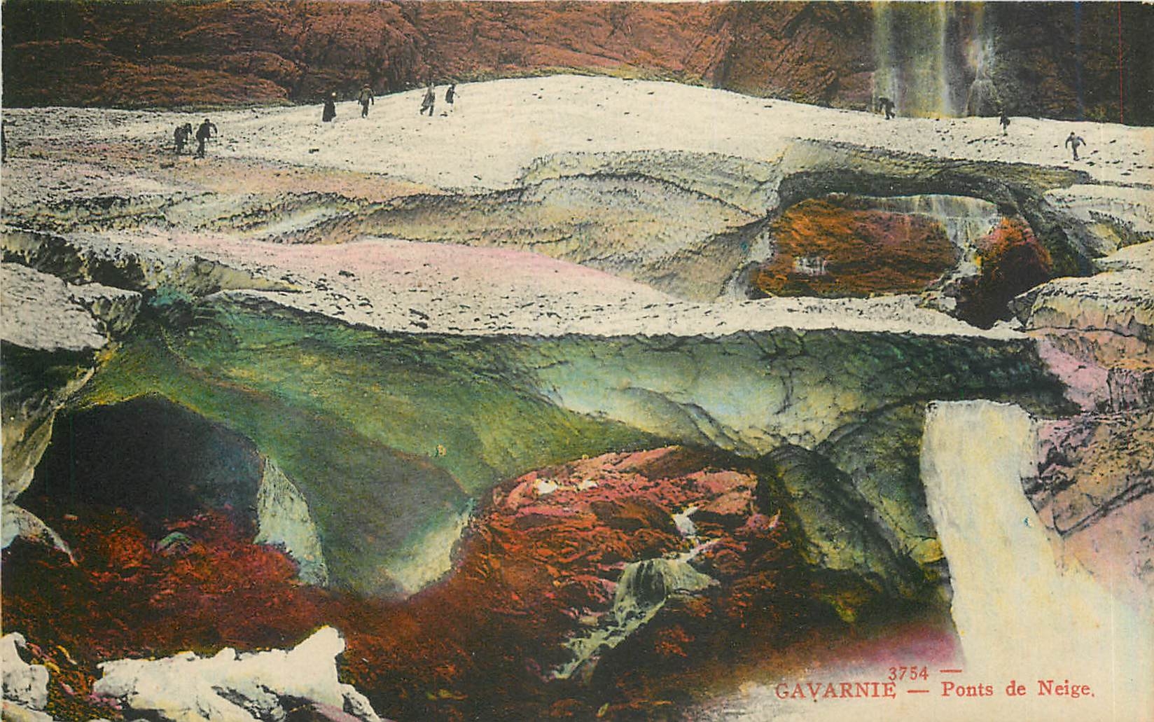 CPA Gavarnie Pont de Neige 