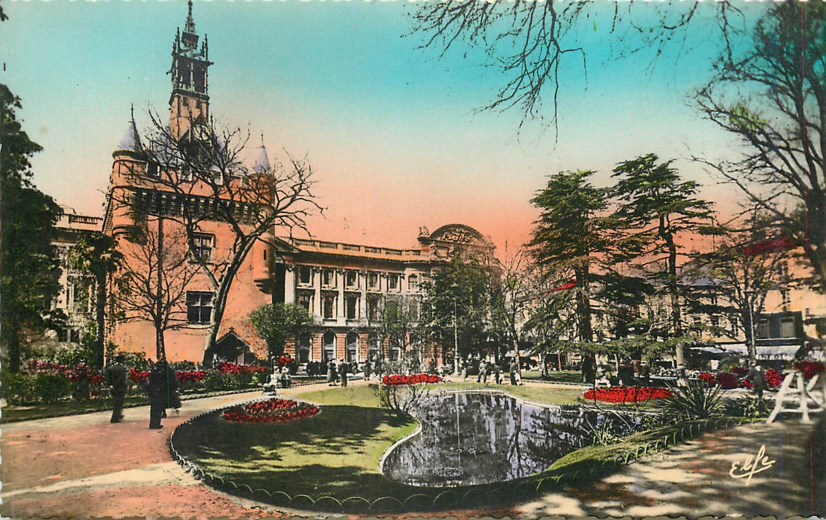 Square et Donjon du Capitole — Toulouse — Éditeur Labouche Frères
