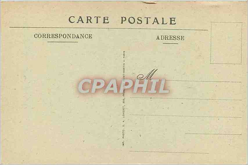 CPA Paris Hotel des Monnaies Le Peristyle  — Rückseite