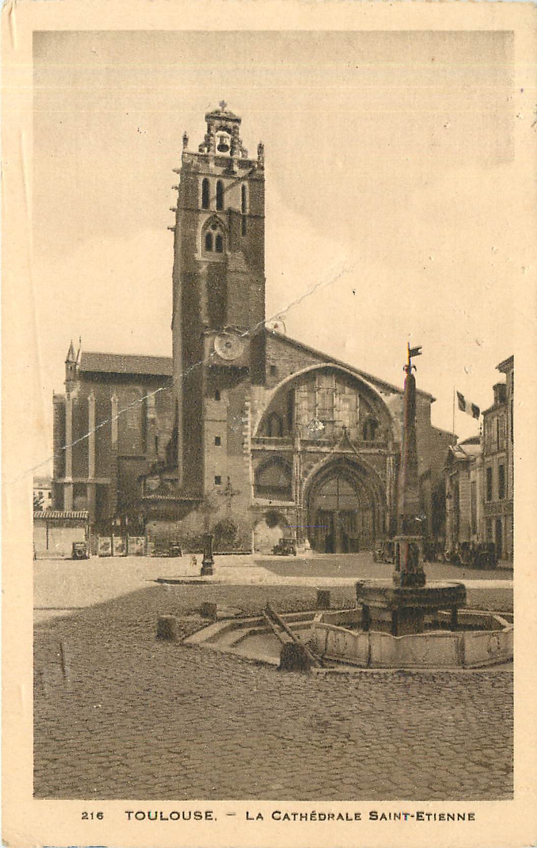 Toulouse — La Cathédrale Saint-Etienne — édition Nolliot, n° 216