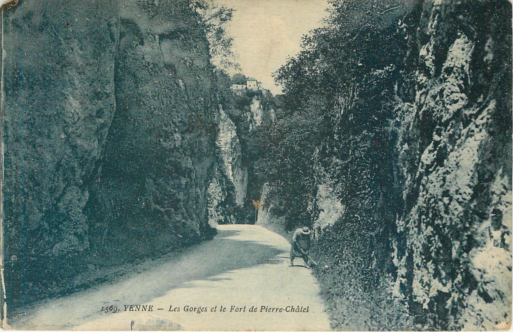 CPA Yenne Les Gorges et le Fort de Pierre Chatel 