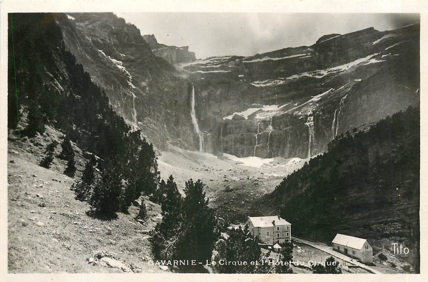 CPA Gavarnie Le Cirque et l'Hotel du Cirque 