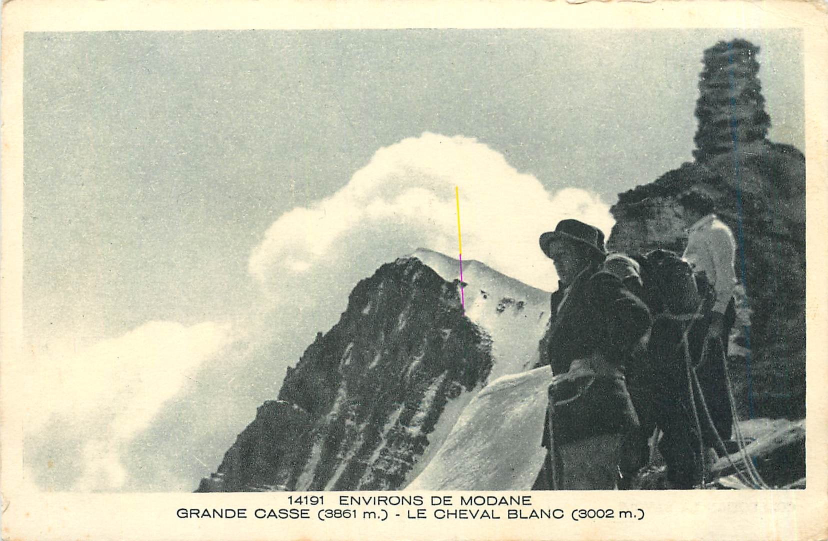 CPA Environs de Modane Grande Casse Le Cheval Blanc 
