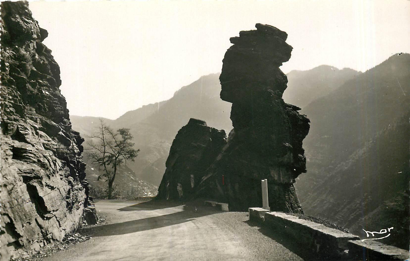 CPA Gorges de Daluis La Tete de Femme 