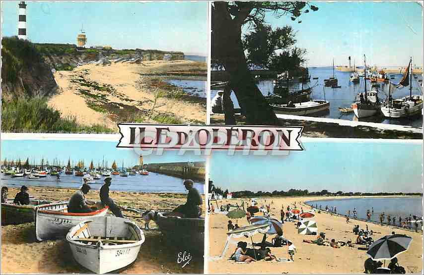 CPM Ile d'Oleron Phare Bateaux