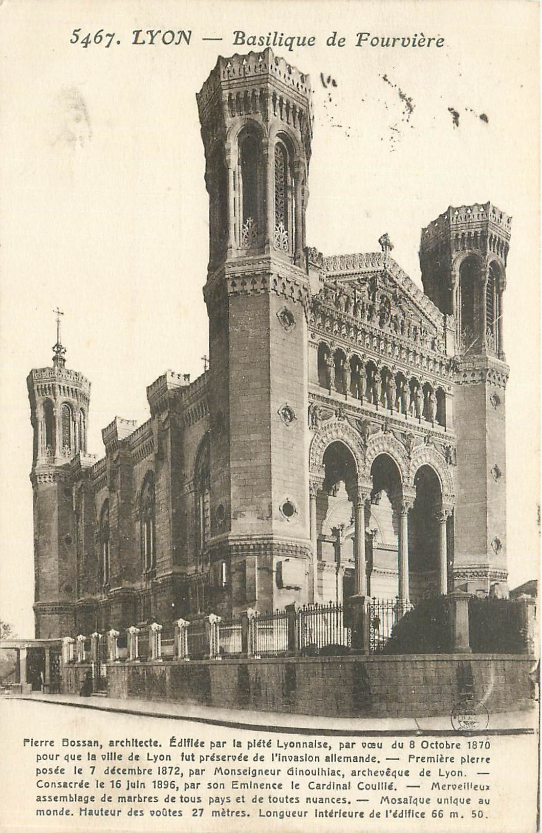 CPA Lyon Basilique de Fourviere 