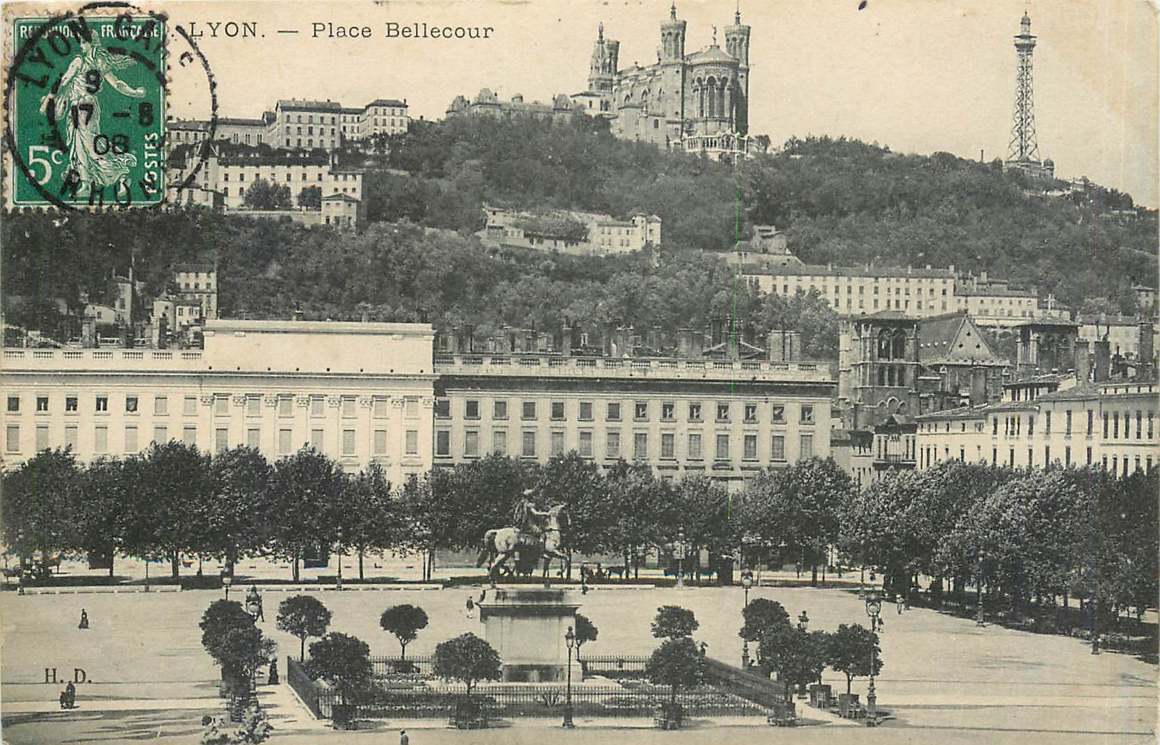 CPA Lyon Place Bellecour 