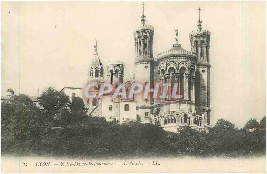 CPA Lyon Notre Dame de Fourviere L'Abside 