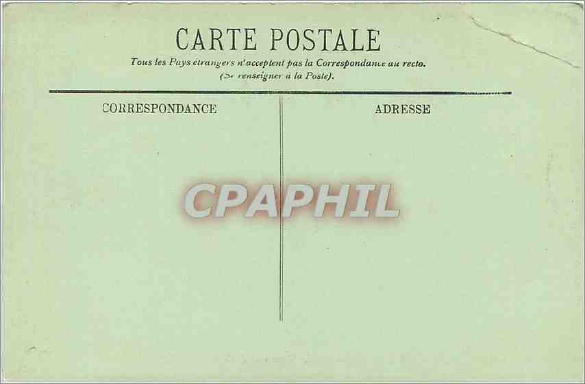CPA Lyon La Place de la Republique Le Monument de Carnot  — Rückseite