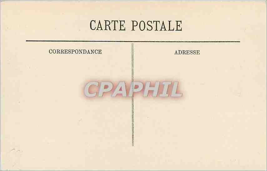 CPA Lyon La Place Carnot  — Rückseite