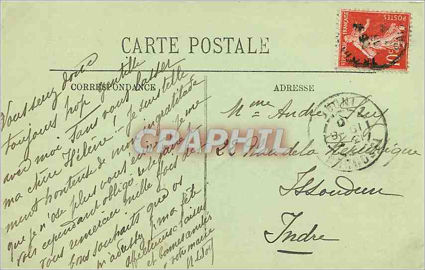 Trouville — La Plage et l'Hôtel de Paris — LL. — Verso