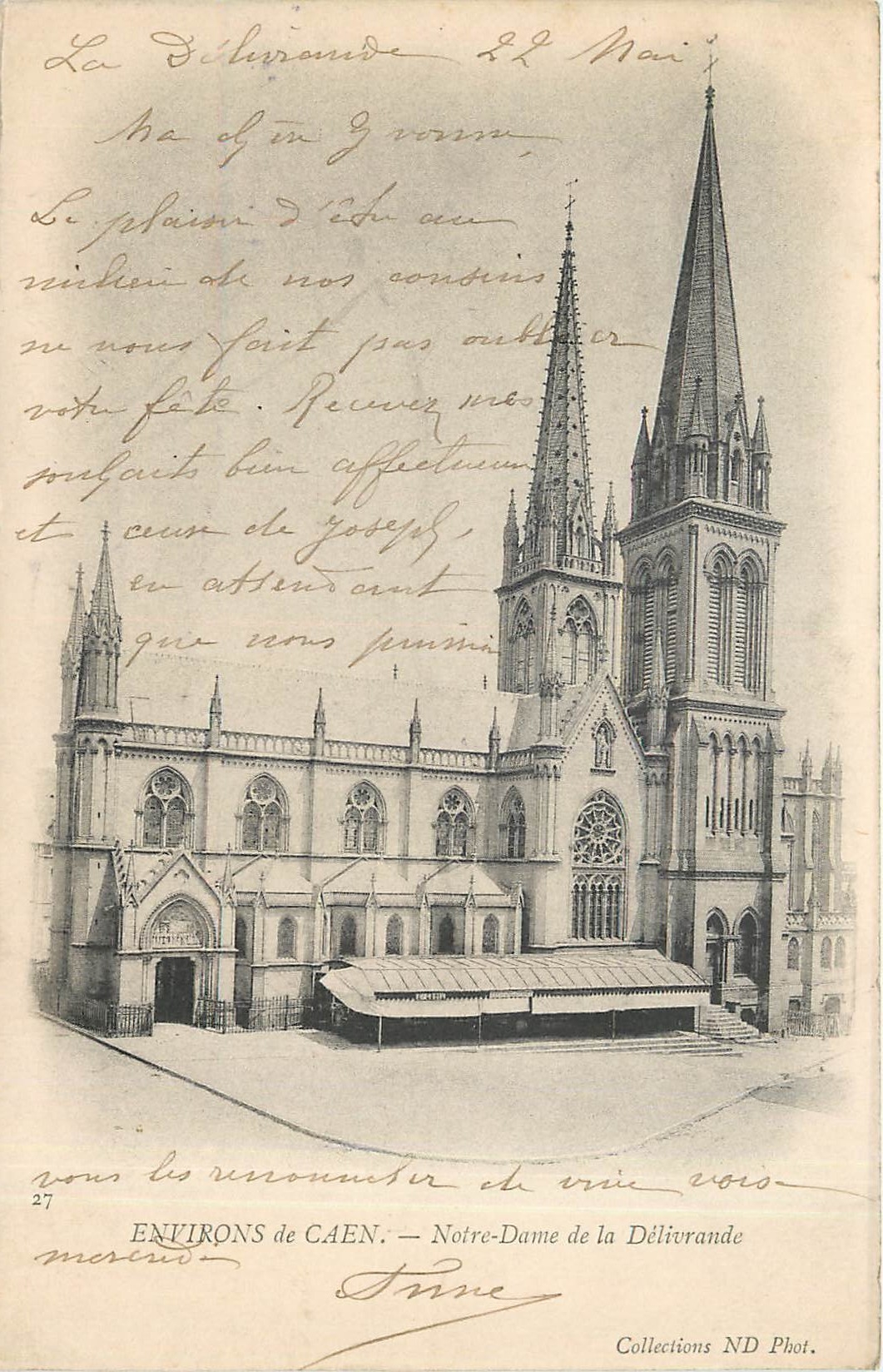 CPA Environs de Caen Notre Dame de la Delivrande 