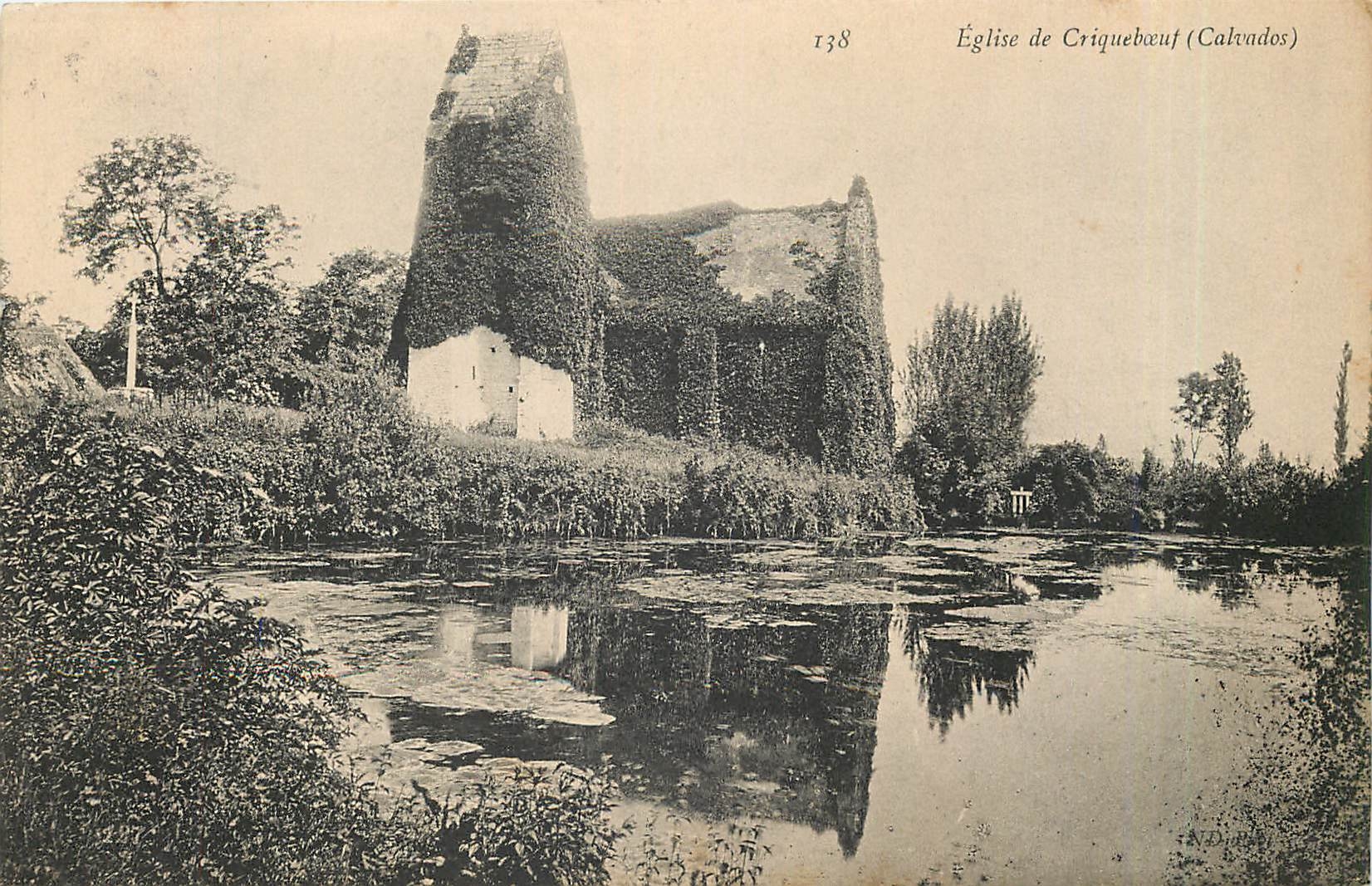 CPA Eglise de Criqueboeuf Calvados 