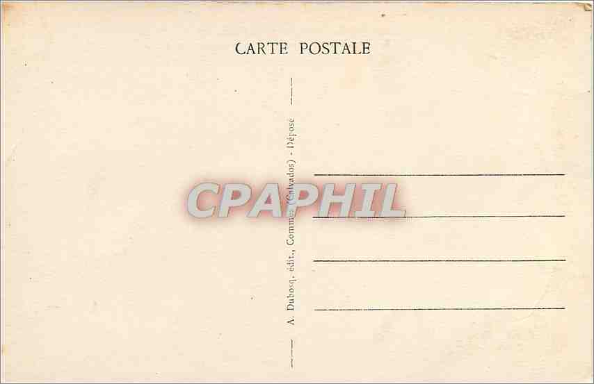 CPA Chateaux du Calvados Balleroy Les Jardins et le Chateau vus de Face  — Verso