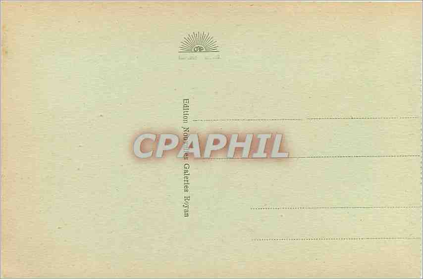 CPA Royan Le Grand Hotel et du Parc  — Verso