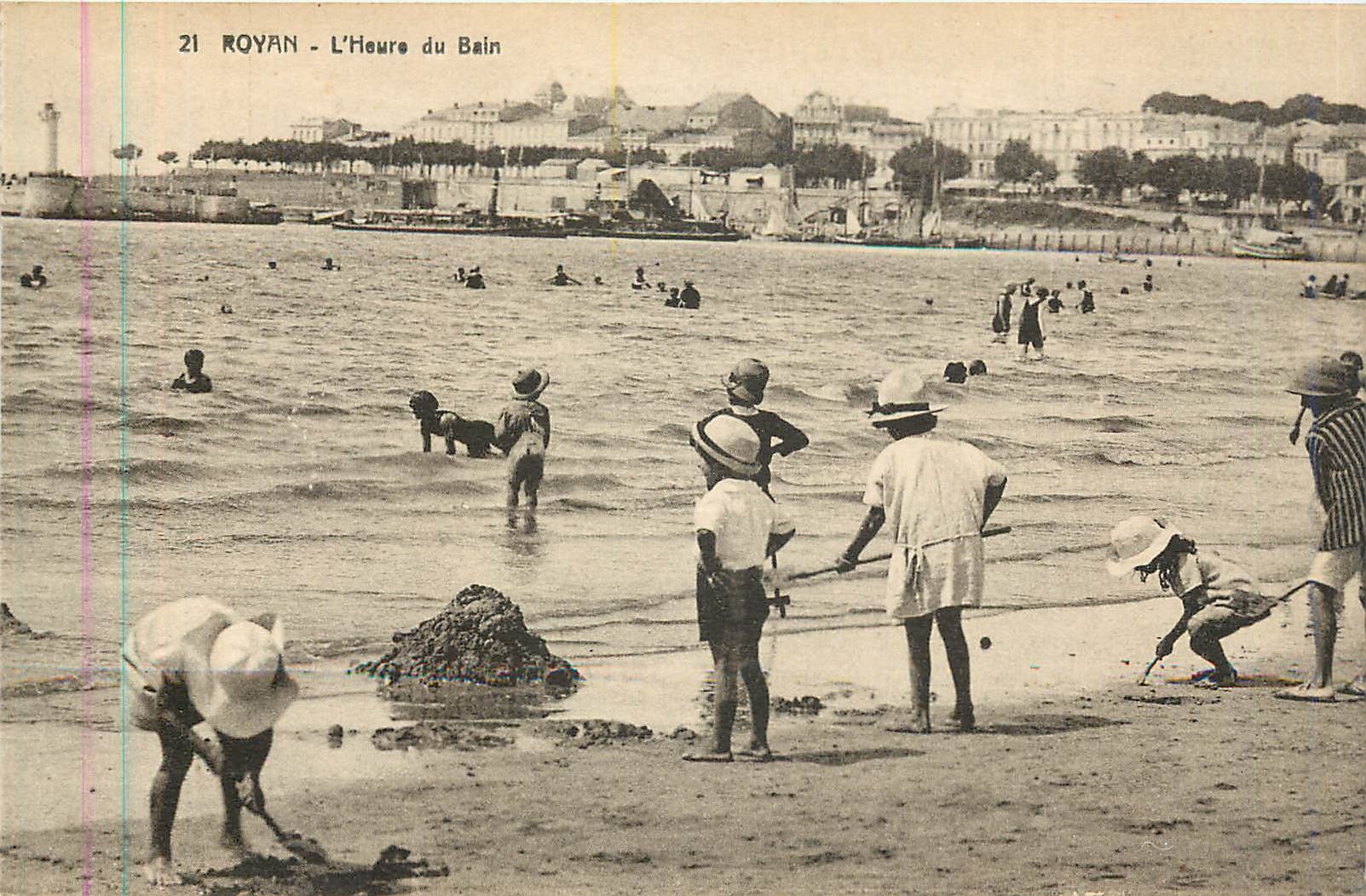 Royan - L'Heure du Bain — Édition N. Miquel, Galeries Royan