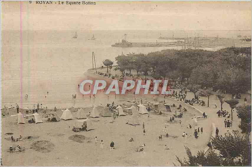 CPA Royan Le Square Botton 