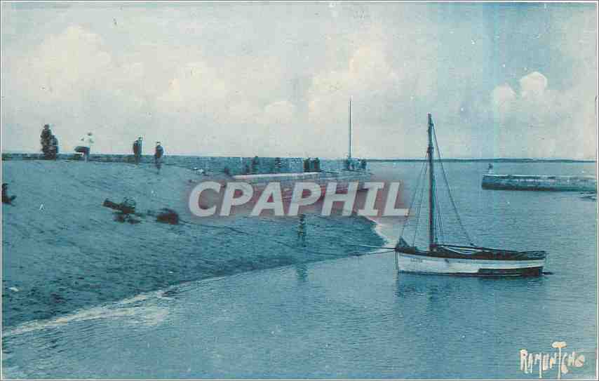 CPA L'Ile d'Oleron Port ensable du Douhet Bateau