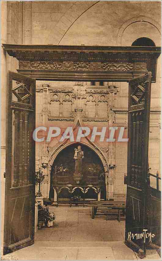 CPA Eglise de Saint Maixent Deux Sevres Boiseries du Choeur de la Renaissance 