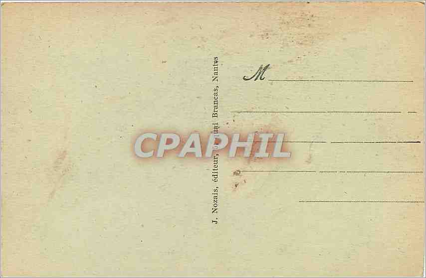 CPA Rochefort sur Mer Char Inf Cales seches de l'Arsenal  — Back